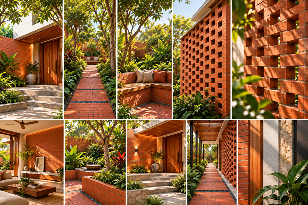 Red Brick Architecture: One Material, Many Roles